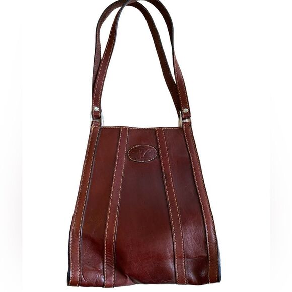Handmade Mexican Brown Leather Satchel Bag - Picture 1 of 15